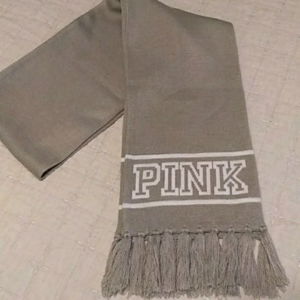 Winter logo scarf from Victorias secret PINK, NWOT
